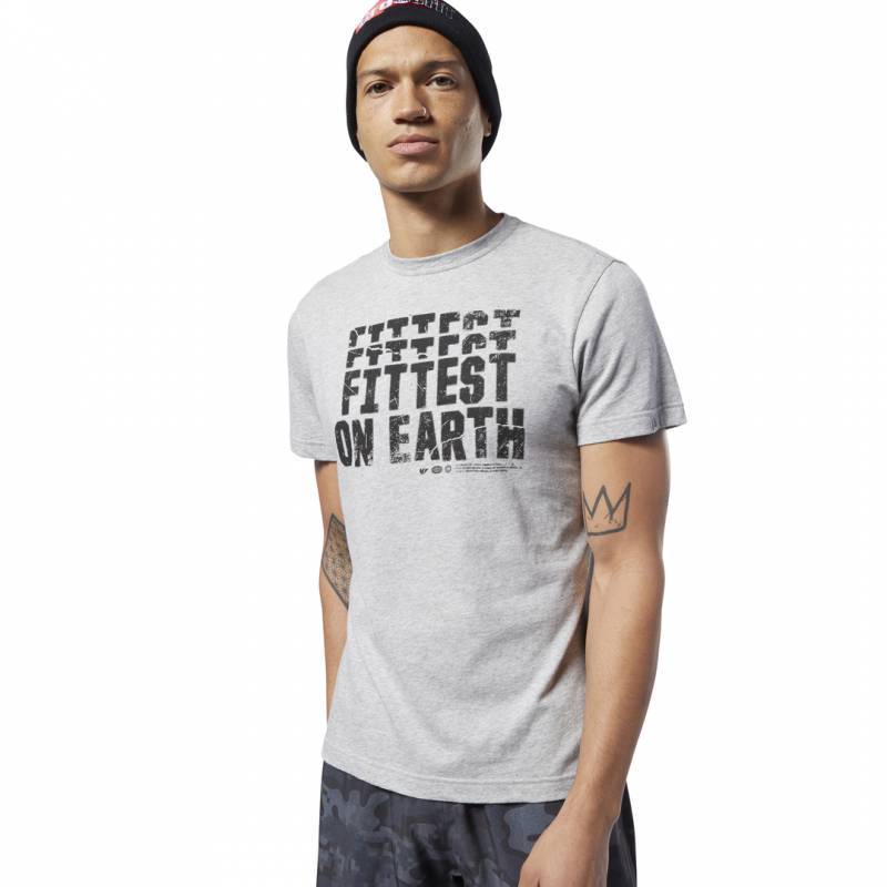 Herren T-Shirt Reebok CrossFit Fittest on Earth Tee - DY8428