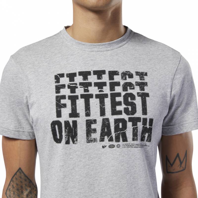 Man T-Shirt Reebok CrossFit Fittest on Earth Tee - DY8428