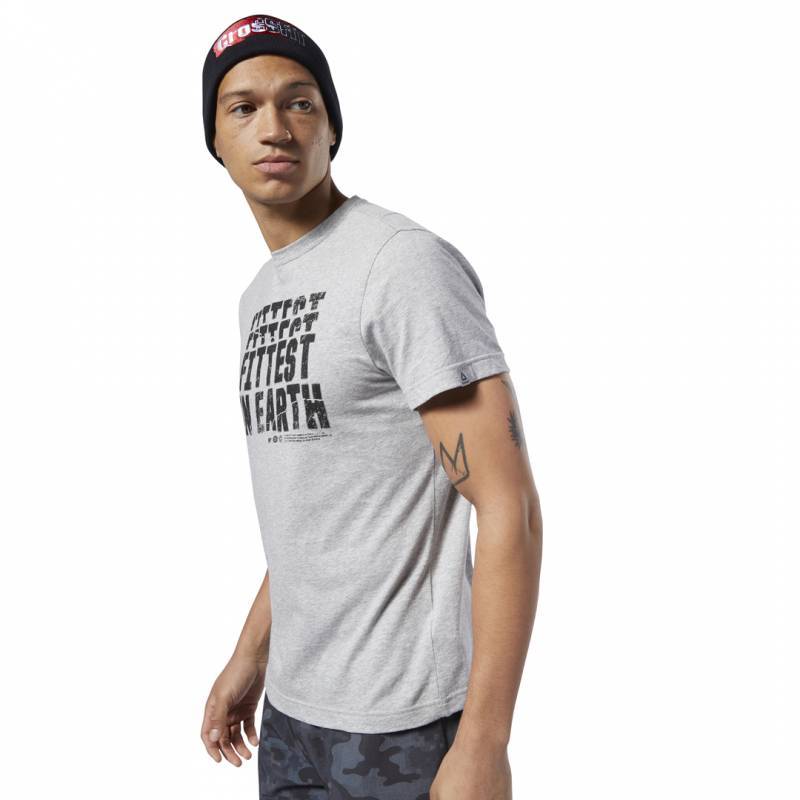 Pánské tričko Reebok CrossFit Fittest on Earth Tee - DY8428