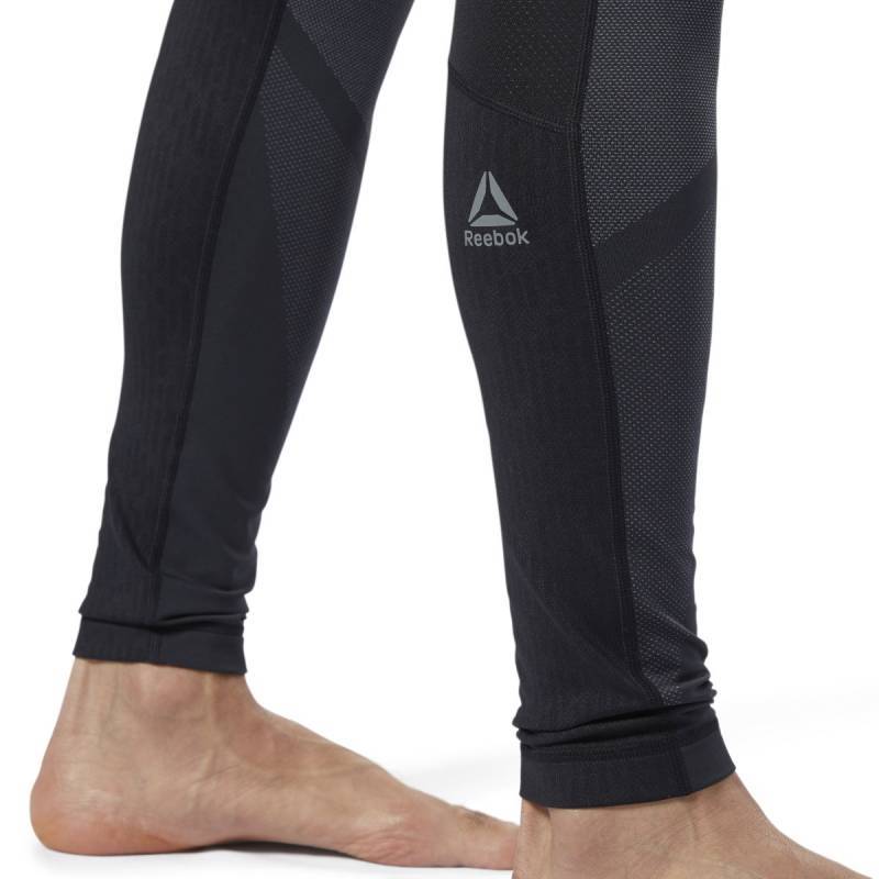 Pánské legíny ThermoWarm Jacquard Tight - DY8033