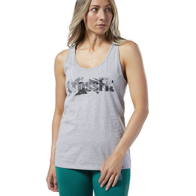 Damentop Reebok CrossFit Print Fill Logo Tank - DY8407