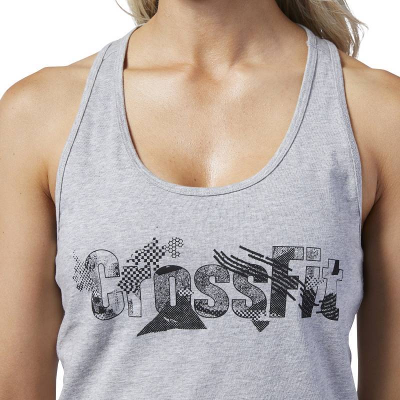 Dámský top Reebok CrossFit Print Fill Logo Tank - DY8407