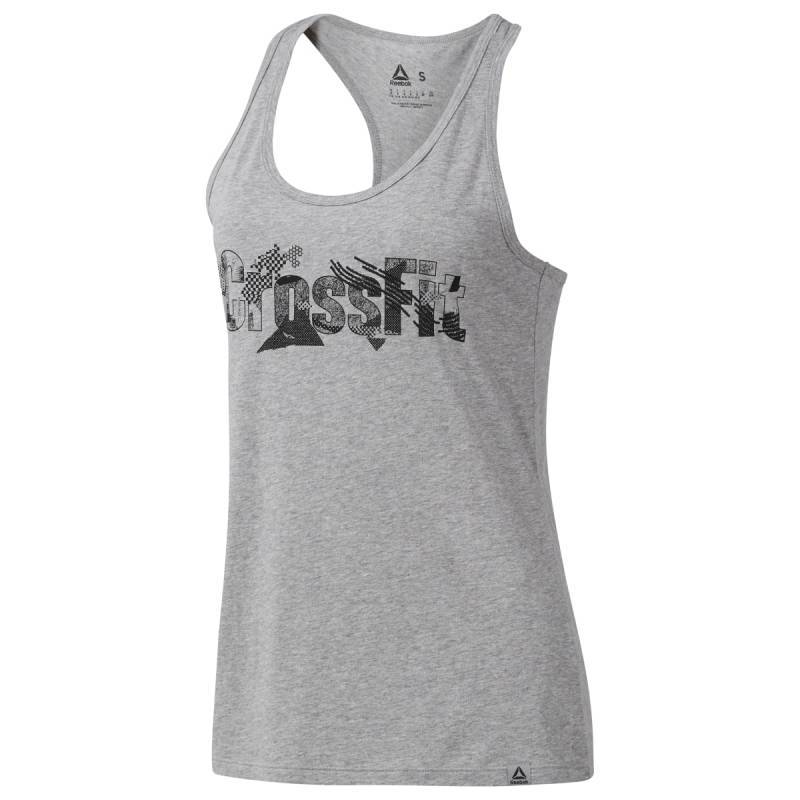 Woman top Reebok CrossFit Print Fill Logo Tank - DY8407