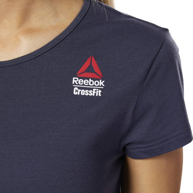 Woman T-Shirt Reebok CrossFit AC + Cotton Tee Games - DY8417