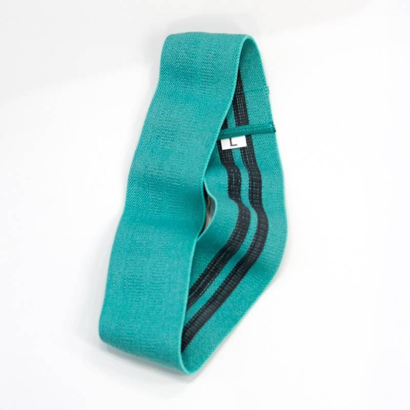 Textilní odporová / loop band WORKOUT - tyrkysová