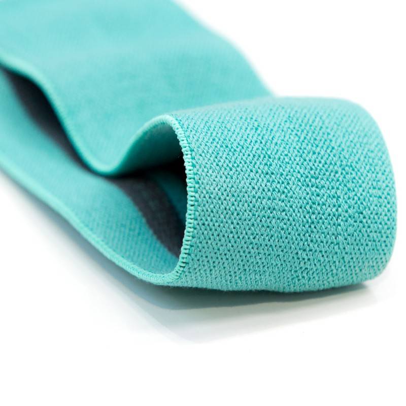 Textilní odporová guma / loop band WORKOUT - tyrkysová