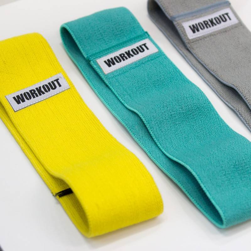 Výhodný set tří textilních odporových gum