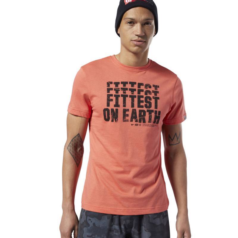 Man T-Shirt Reebok CrossFit Fittest on Earth Tee - EC1485