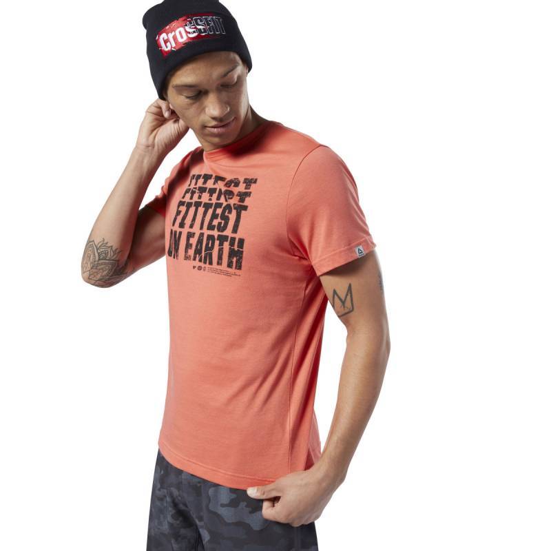 Man T-Shirt Reebok CrossFit Fittest on Earth Tee - EC1485