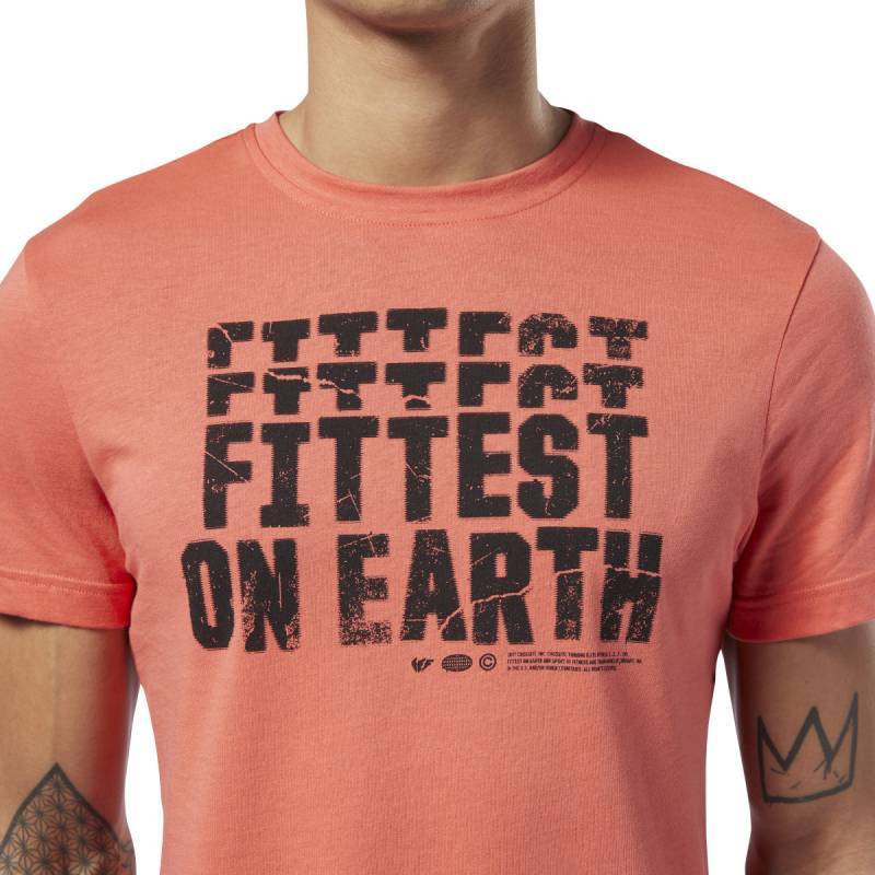 Man T-Shirt Reebok CrossFit Fittest on Earth Tee - EC1485