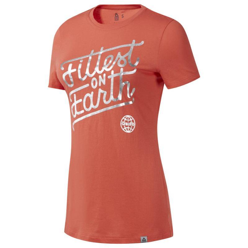 Woman T-Shirt Reebok CrossFit Fittest on Earth Tee - EC1474