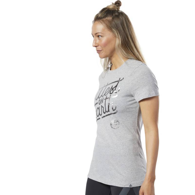 Woman T-Shirt Reebok CrossFit Fittest on Earth Tee - EC1475