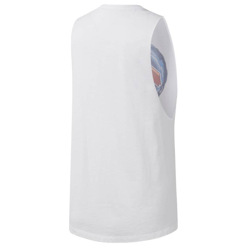 Woman T-Shirt Reebok CrossFit Surfer Flamingo Muscle - EC1461