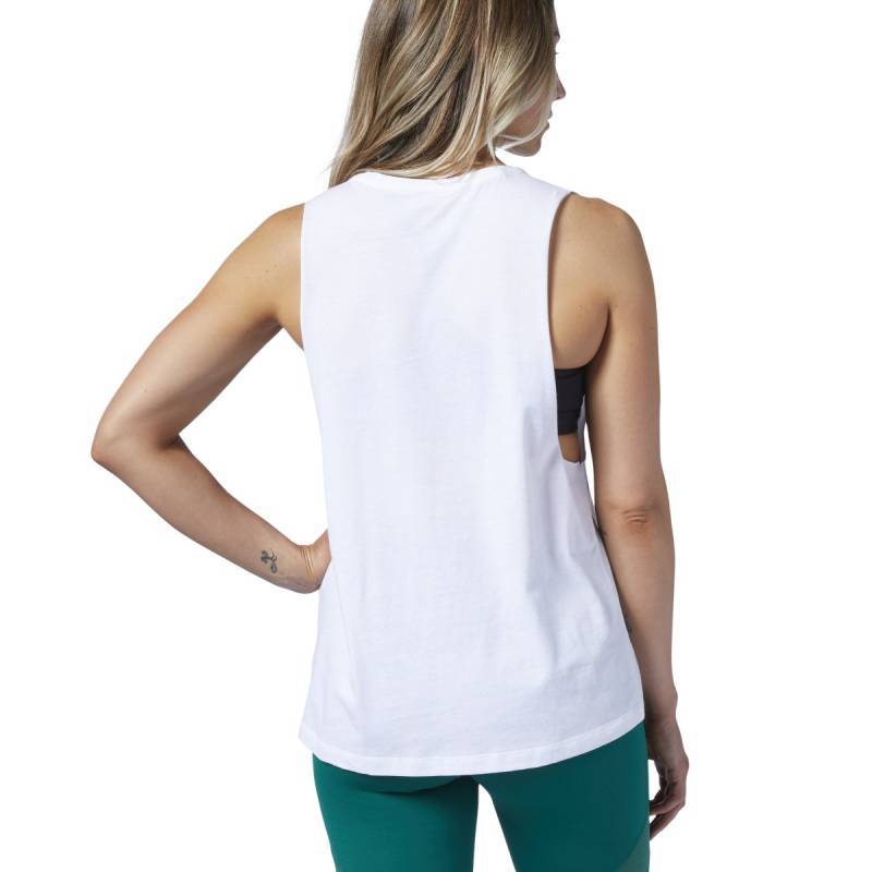 Woman T-Shirt Reebok CrossFit Surfer Flamingo Muscle - EC1461