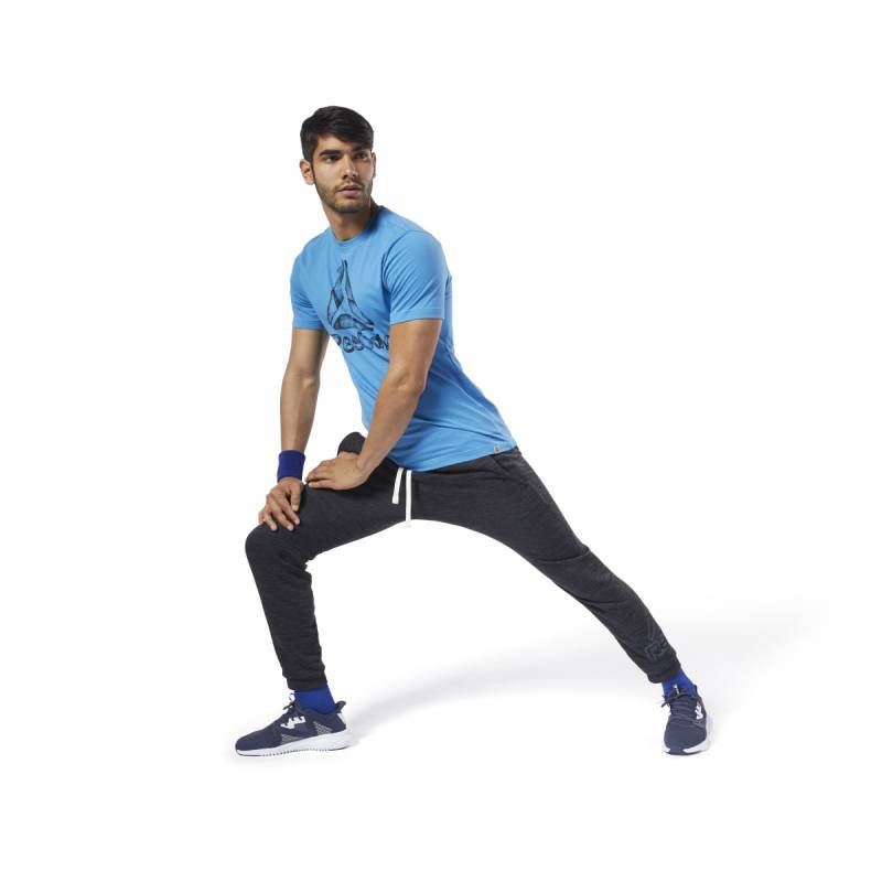 Man T-Shirt GS OST Black Ice Tee - EC2040