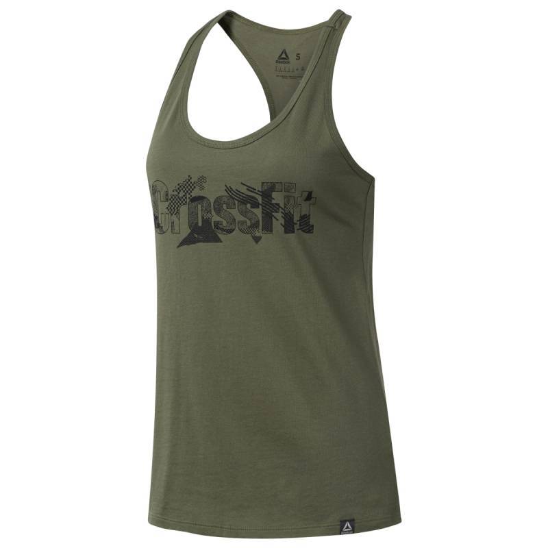 Woman top Reebok CrossFit Print Fill Logo Tank - EC1500
