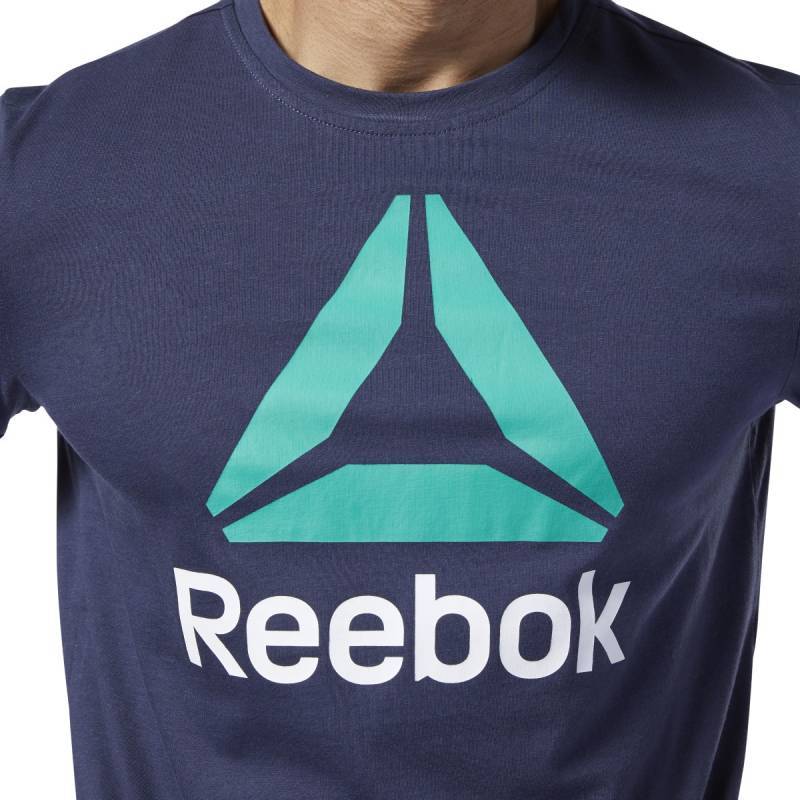Man T-Shirt QQR- Reebok Stacked - EC2080