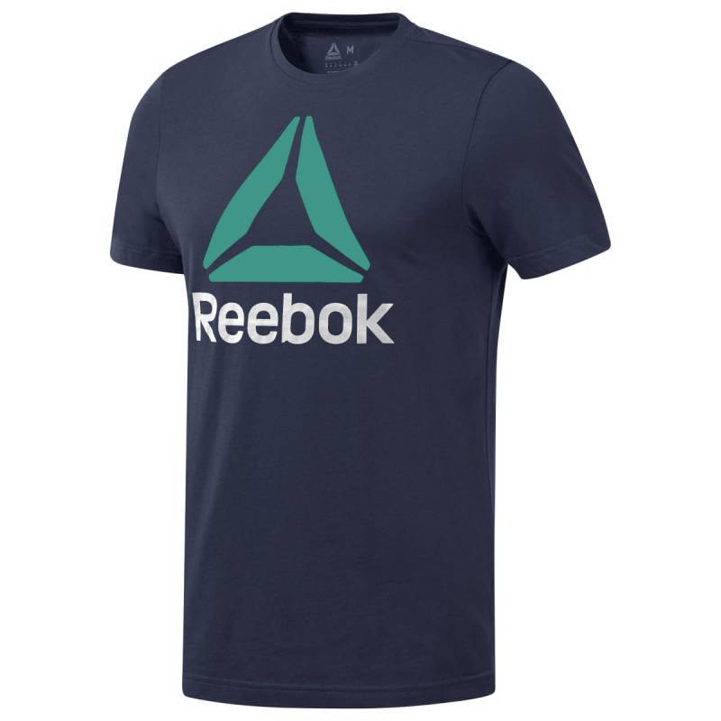 Man T-Shirt QQR- Reebok Stacked - EC2080