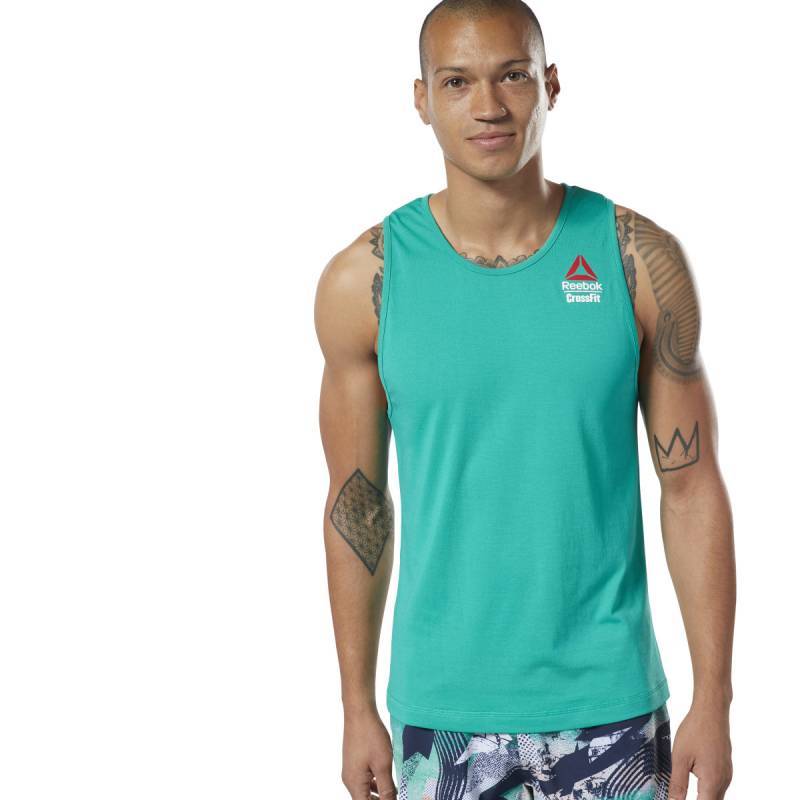 Pánské tílko Reebok CrossFit AC + Cotton Tank Games - EC1384
