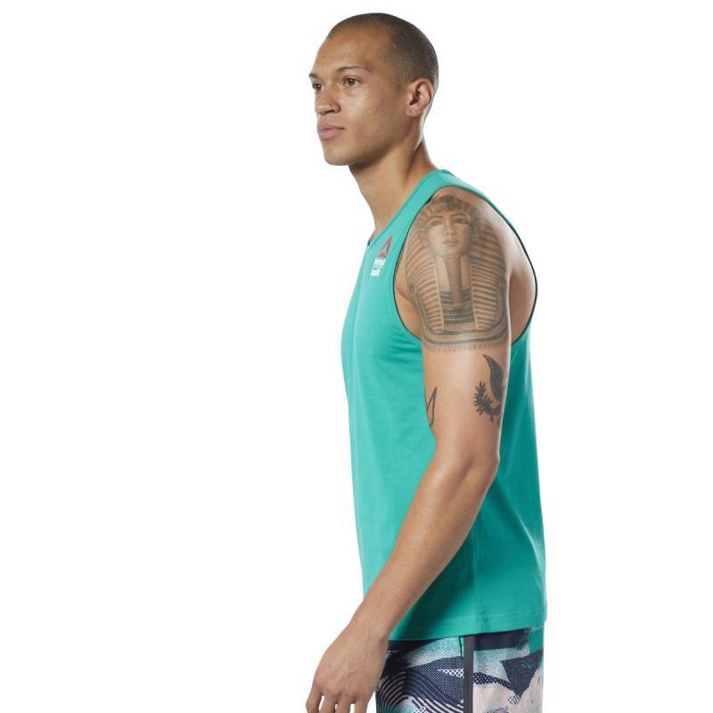 Pánské tílko Reebok CrossFit AC + Cotton Tank Games - EC1384