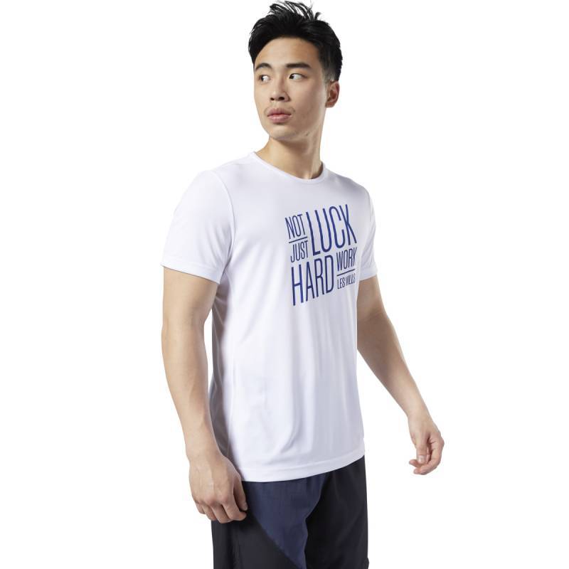 Man T-Shirt Les Mills POLY GRAPHIC SS TEE - ED0588
