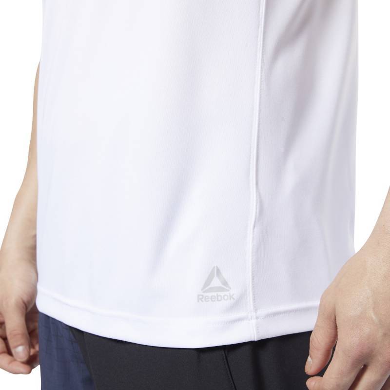 Pánské tričko Les Mills POLY GRAPHIC SS TEE - ED0588