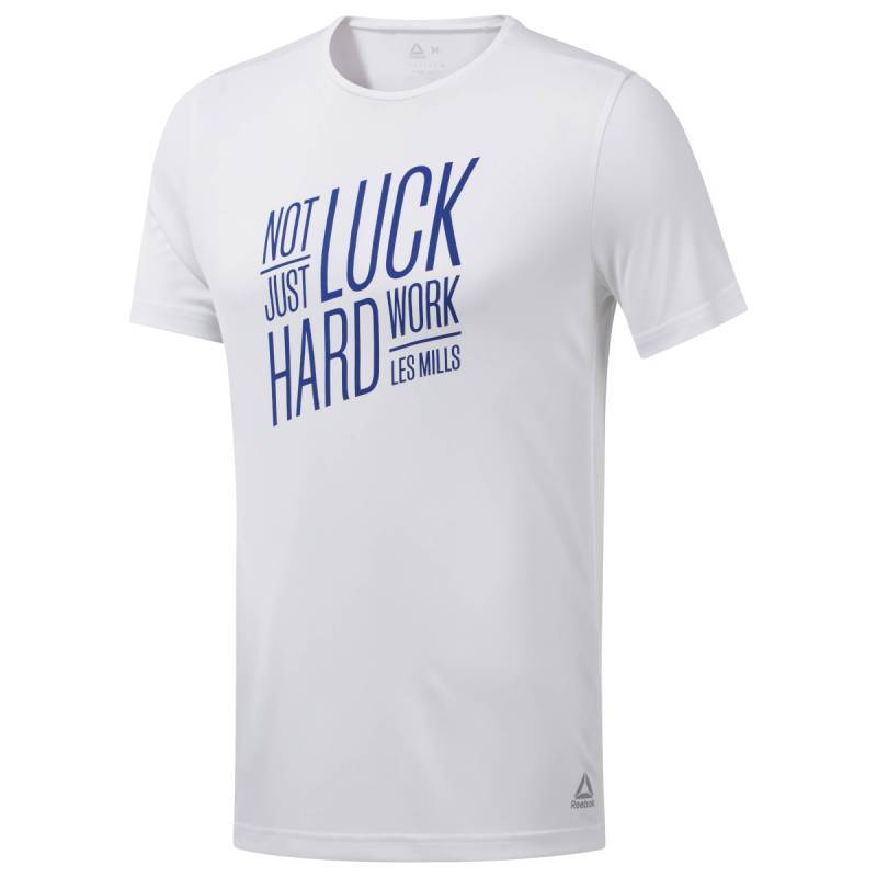 Man T-Shirt Les Mills POLY GRAPHIC SS TEE - ED0588