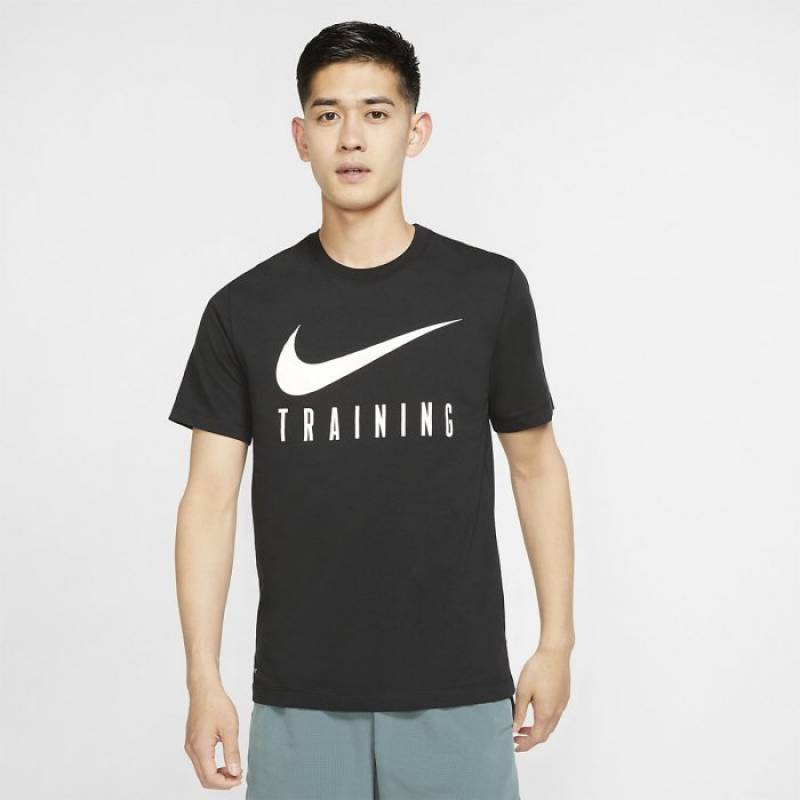 nike training logo t shirt