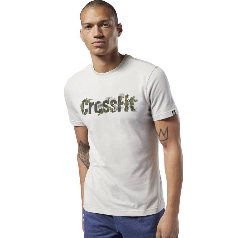 Man T-Shirt Reebok CrossFit Camo Logo Tee - EC1479