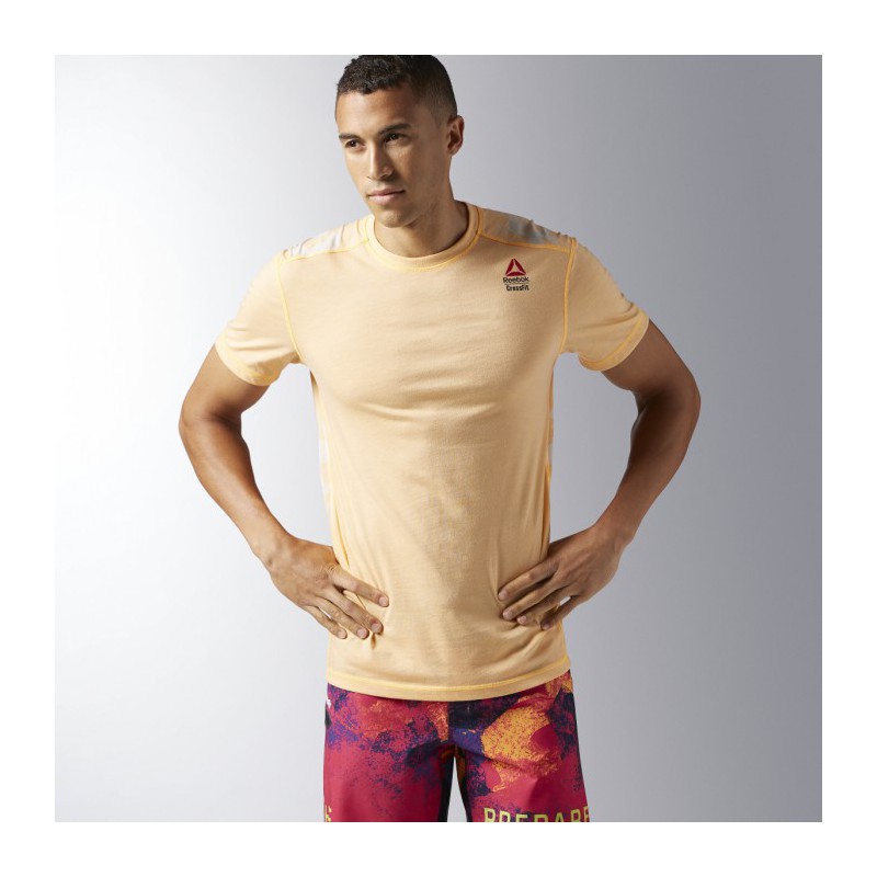 Pánské tričko Crossfit BURNOUT TEE SOLID B45158