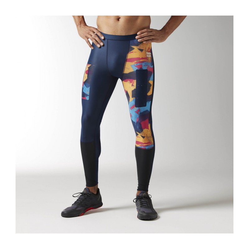 Kompresní kalhoty Crossfit TIGHT AOP B45161
