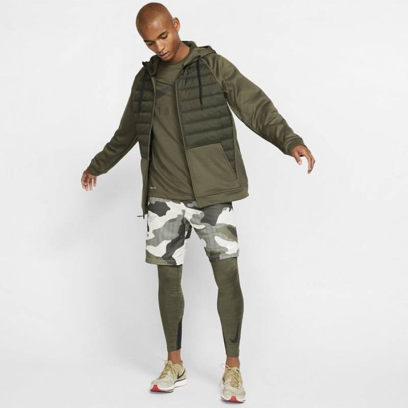 Pánské tričko Athlete Dri-FIT Swoosh - tmavě zelené