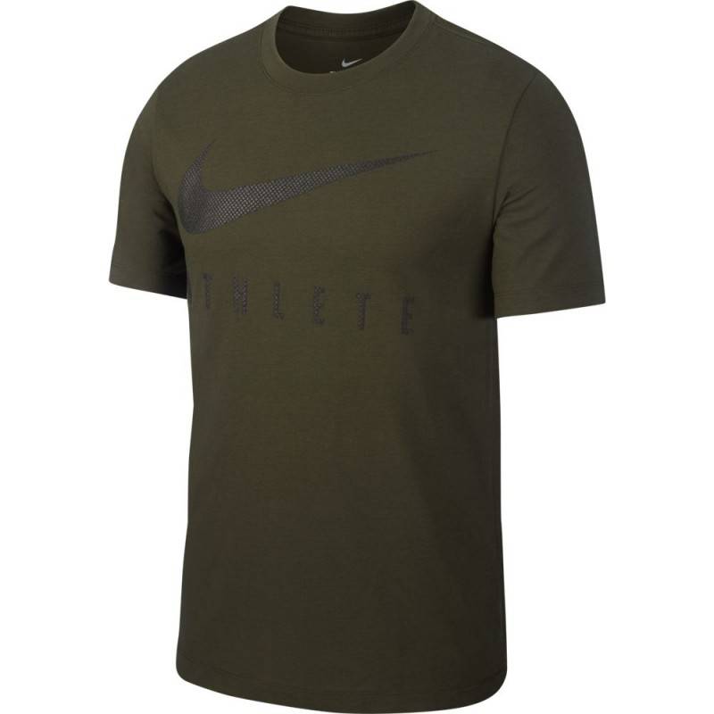 Pánské tričko Athlete Dri-FIT Swoosh - tmavě zelené