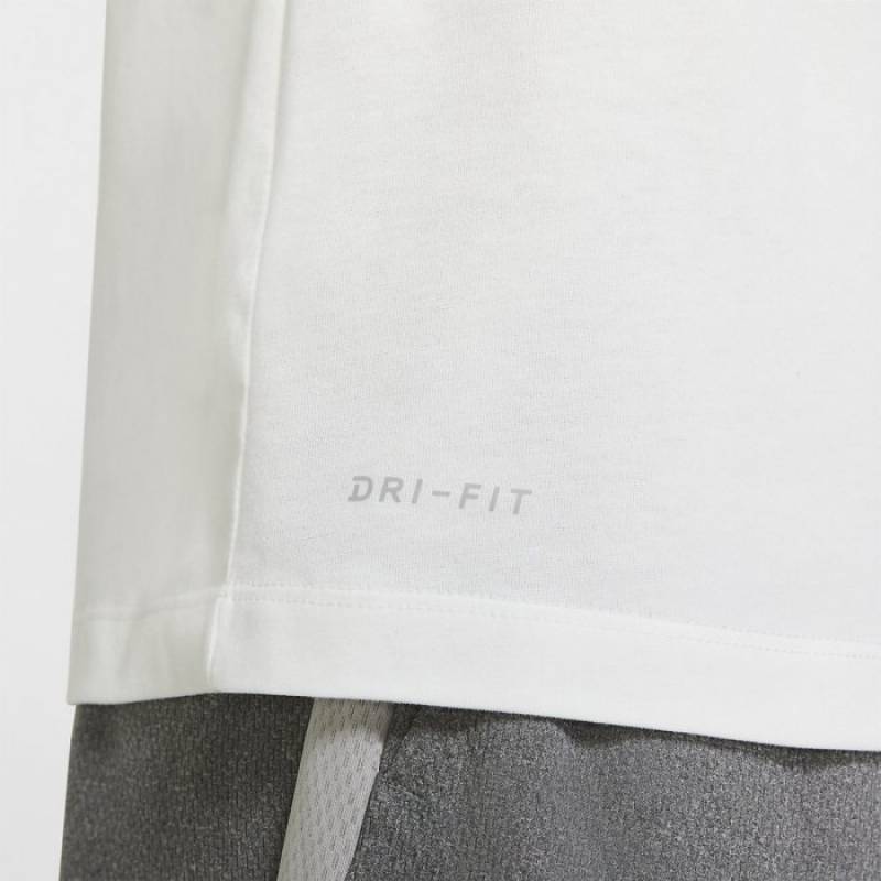 Man fitness T-Shirt Nike TRAINING - white