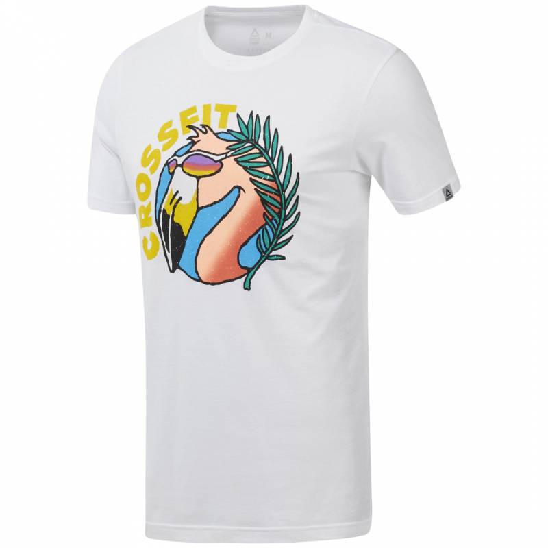 Man T-Shirt Reebok CrossFit Funky Flamingo Tee - EC1484