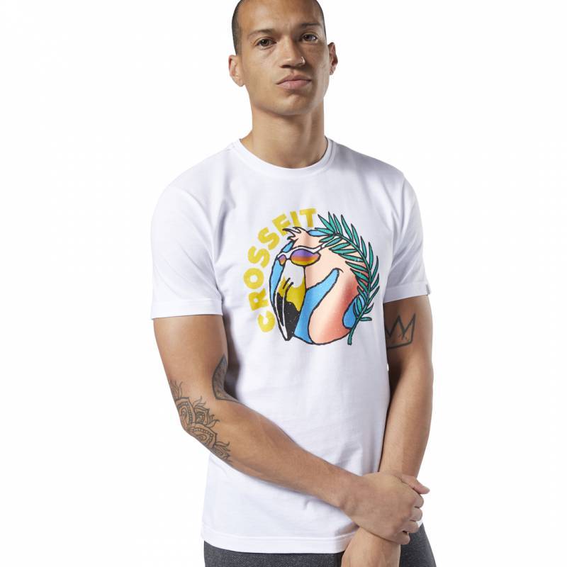 Man T-Shirt Reebok CrossFit Funky Flamingo Tee - EC1484