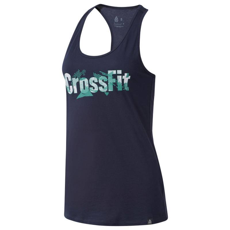 Dámský top Reebok CrossFit Print Fill Logo Tank - EC1499