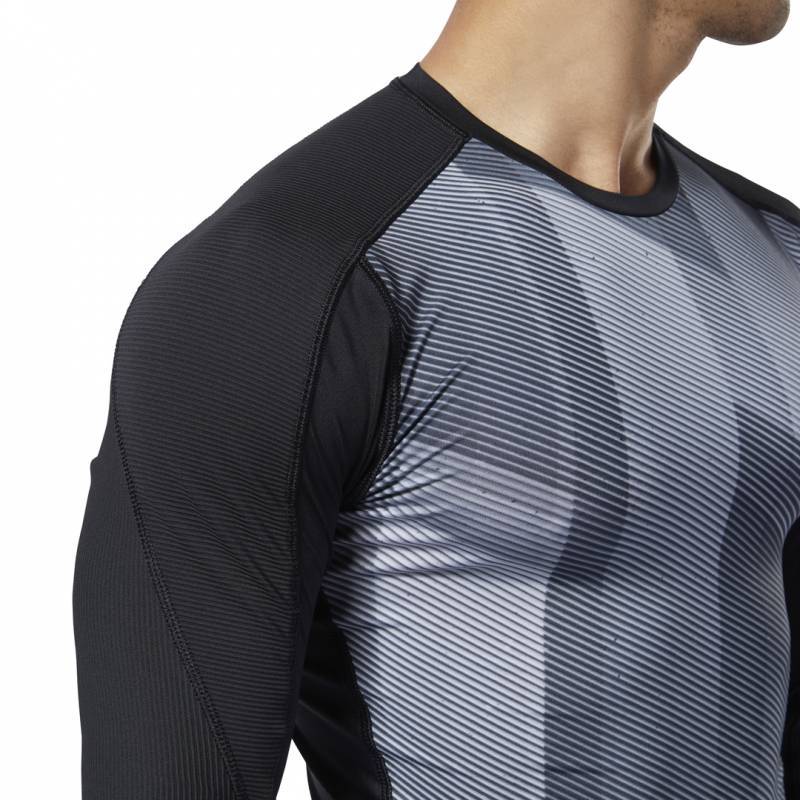 Herren T-Shirt kompressions OST SS  Tee - Printed - DY8026