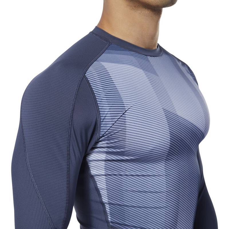 Man compression T-Shirt OST LS Tee - Printed - EC0958