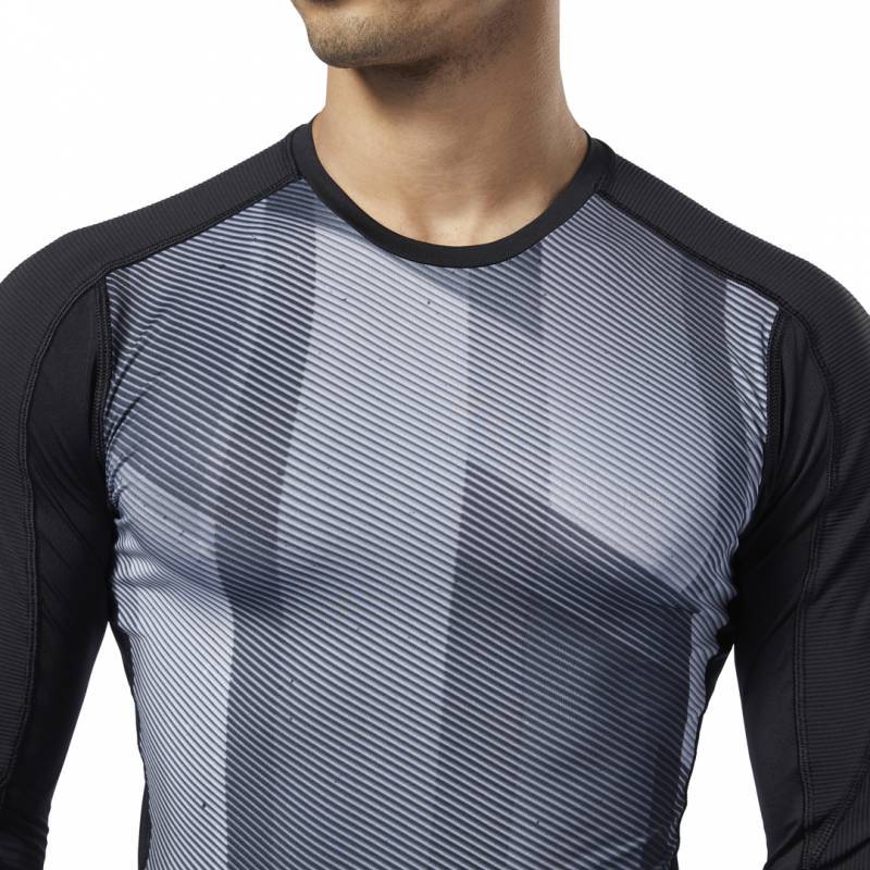 Man compression T-Shirt OST LS Tee - Printed - DY8026