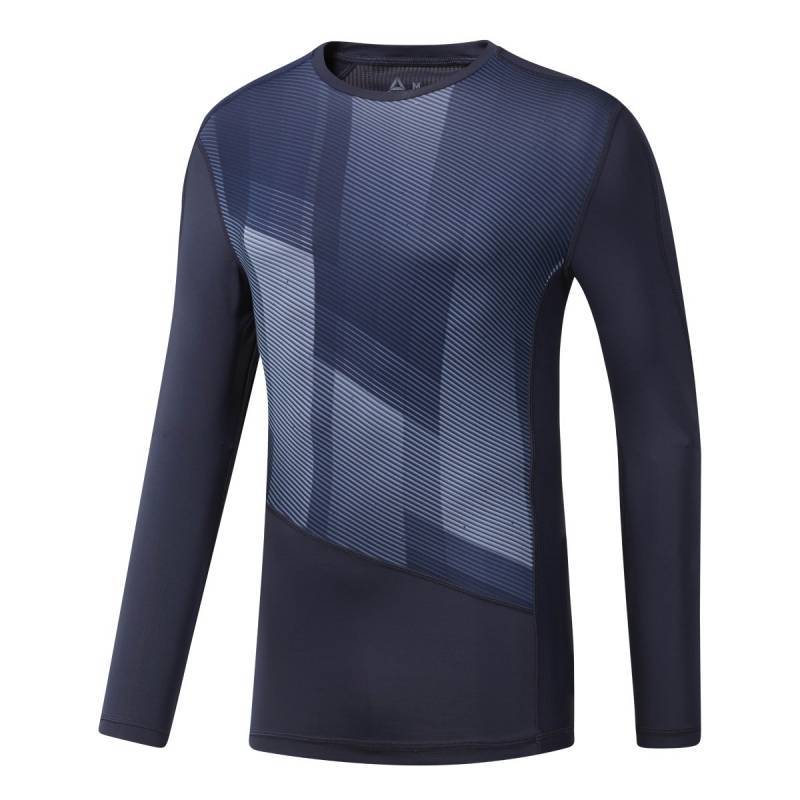 Herren T-Shirt kompressions OST LS Tee - Printed - EC0958