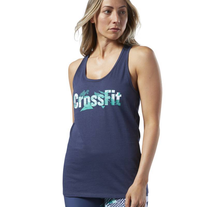 Dámský top Reebok CrossFit Print Fill Logo Tank - EC1499