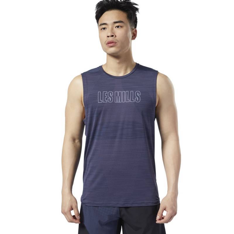 Pánské tílko Les Mills AC Vent Sleeveless Tee - ED0610