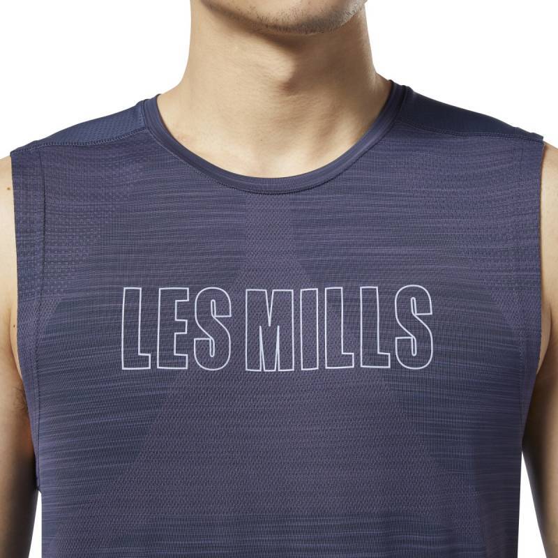 Pánské tílko Les Mills AC Vent Sleeveless Tee - ED0610