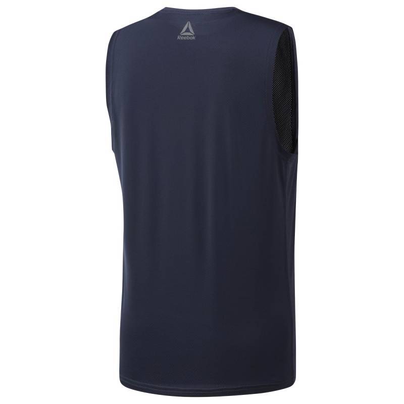 Man Top Les Mills AC Vent Sleeveless Tee - ED0610