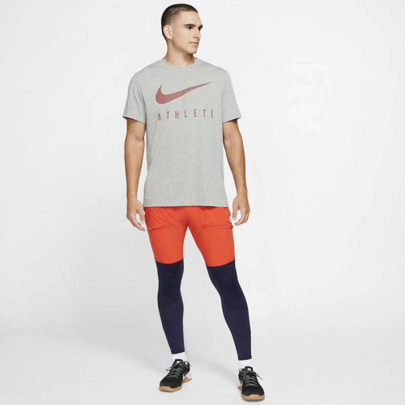 Pánské tričko Athlete Dri-FIT Swoosh - tmavě šedé