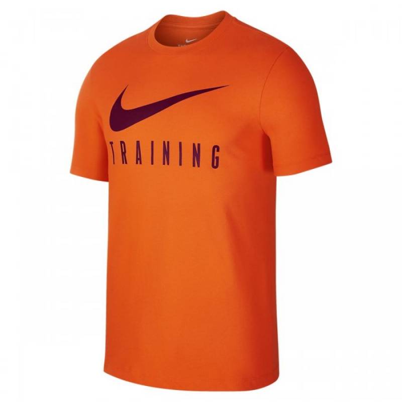 Man fitness T-Shirt Nike TRAINING - orange