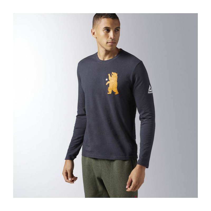 Pánské tričko CrossFit BEAR LS TEE B45193