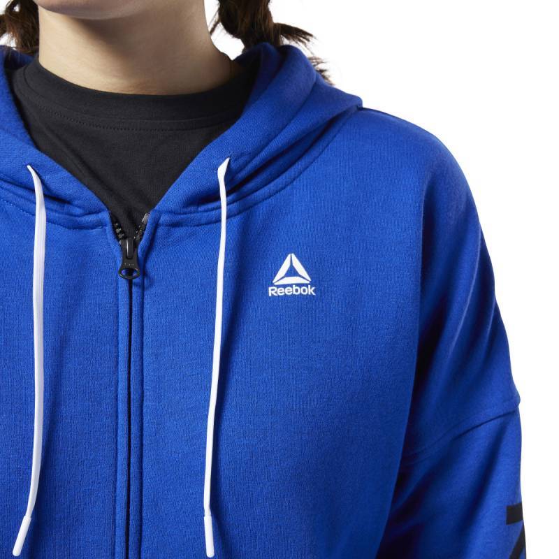 Woman hoodie Linear Logo Fullzip - FI2004