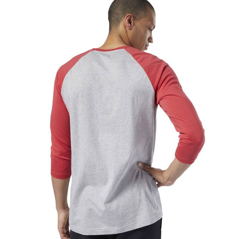 Man T-Shirt Reebok CrossFit Sticker Rip Raglan - DY8441
